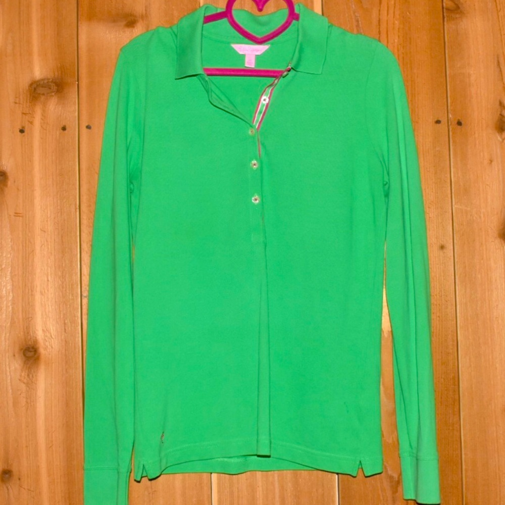 Lilly Pulitzer Green Long Sleeve Top